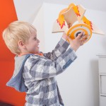 Racheta spatiala din lemn - statie spatiala Super Rocket Space Ship